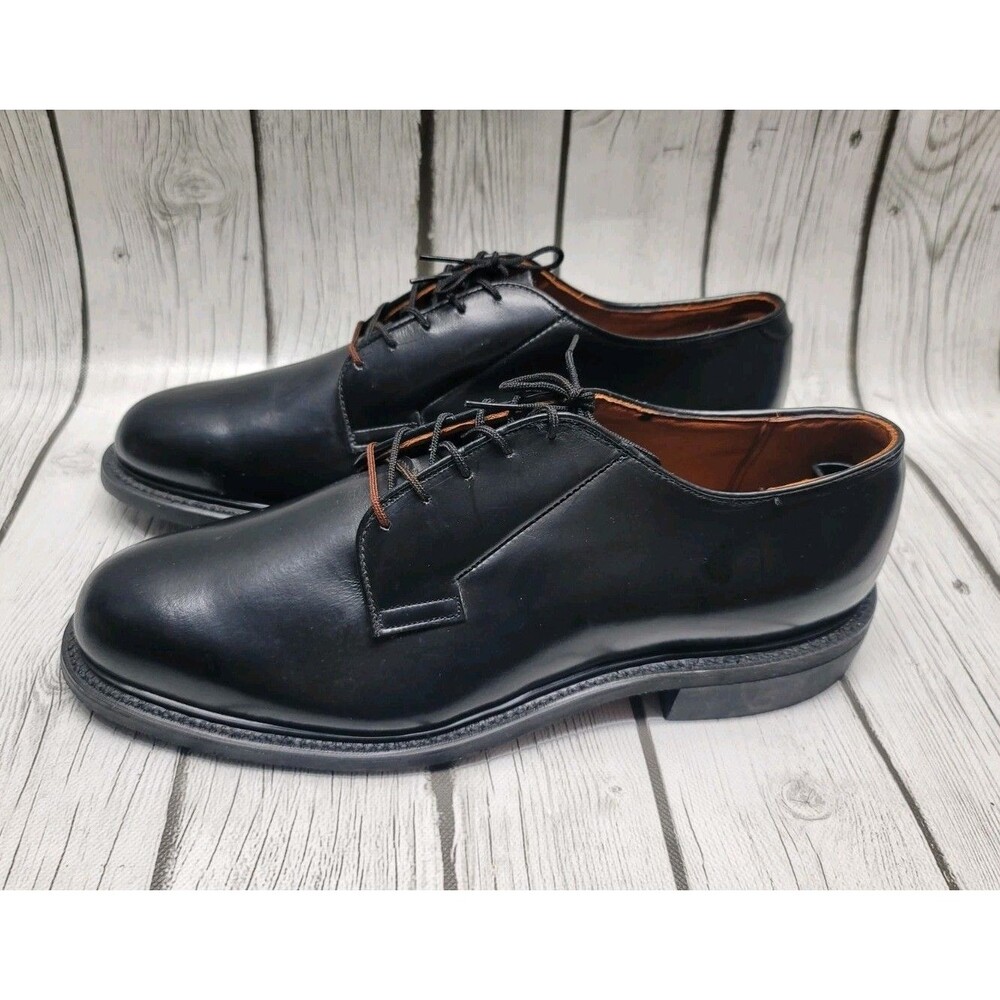 Bates Floataways Men's 10 C Black Smooth Leather Uniform Dress Shoes 20961